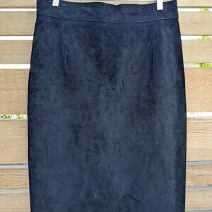 Vintage Danier Suede skirt - vtg size 16, modern 10